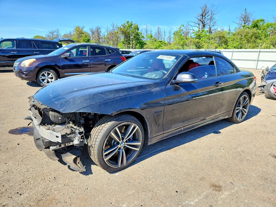 2016 BMW 4er VIN WBA3T7C52G5A38332 COPART salvage auction — FRONT END, Ny - Mv-907A Salvage Certificate, sold $3,500 on 2026-07-13 (photo 1)