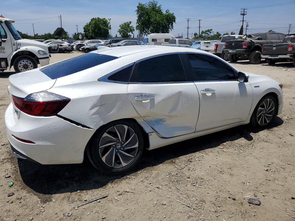 2019 Honda Insight VIN 19XZE4F96KE033908 COPART salvage auction — REAR END, Ca - Salvage Certificate, sold $3,550 on 2026-07-02 (photo 3)