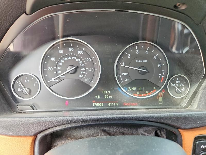 2016 BMW 4er VIN WBA4A9C57GG695974 COPART salvage auction — HAIL, Mo - Certificate Of Title, sold $3,700 on 2026-07-10 (photo 9)
