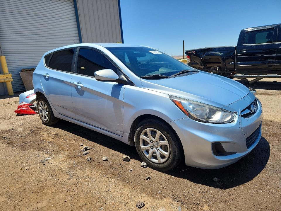 2013 Hyundai Accent VIN KMHCT5AE6DU082533 COPART salvage auction — REAR END, Nm - Cert Of Title-Salvage, sold $1,250 on 2026-07-13 (photo 4)