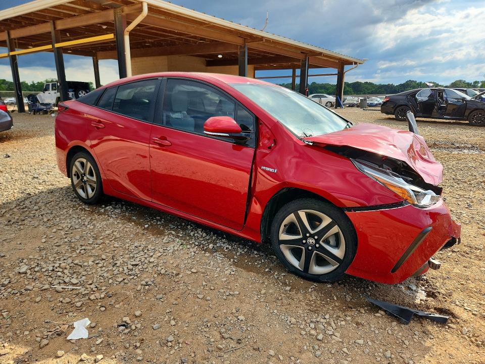 2019 Toyota Prius VIN JTDKARFUXK3088769 COPART salvage auction — FRONT END, Al - Cert Of Title-Salvage Title, sold $1,400 on 2026-07-29 (photo 4)