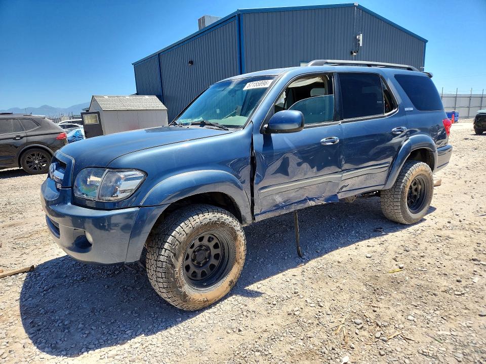 2005 Toyota Sequoia VIN 5TDBT48A95S235442 COPART salvage auction — SIDE, Ut - Salvage Certificate, sold $2,000 on 2026-07-24 (photo 1)