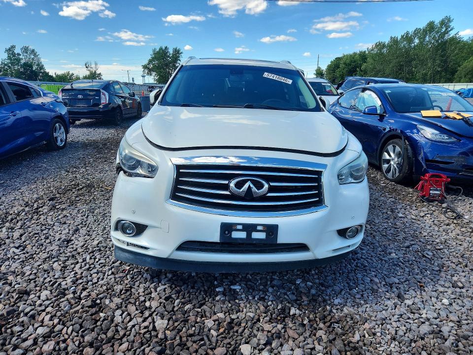 2015 Infiniti Qx60 VIN 5N1AL0MM2FC551414 COPART salvage auction — FRONT END, Il - Certificate Of Title, sold $575 on 2026-08-03 (photo 5)