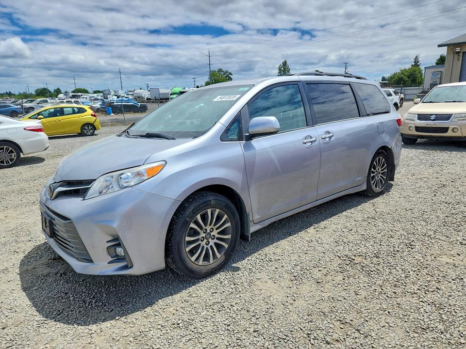 2018 Toyota VIN 5TDYZ3DC7JS944665 COPART salvage auction — REAR END, Or - Salvage Title Certificate, sold $7,700 on 2026-07-07 (photo 1)