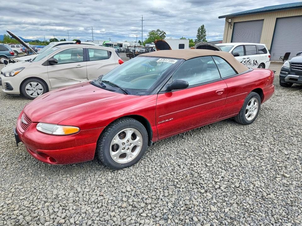 1999 Chrysler Sebring VIN 3C3EL55H8XT505410 COPART salvage auction — NORMAL WEAR, Or - Certificate Of Title, sold $1,400 on 2026-07-07 (photo 1)