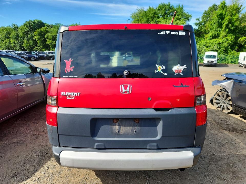 2006 Honda Element VIN 5J6YH28396L021260 COPART salvage auction — FRONT END, CT - CERT OF TITLE-SALVAGE, sold $450 on 2026-07-02 (photo 6)