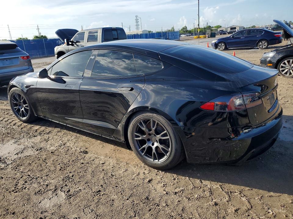 2021 Tesla Model s VIN 5YJSA1E58MF430351 COPART salvage auction — WATER/FLOOD, Fl - Cert Of Title Slvg Rebuildable, sold $9,800 on 2026-07-15 (photo 2)