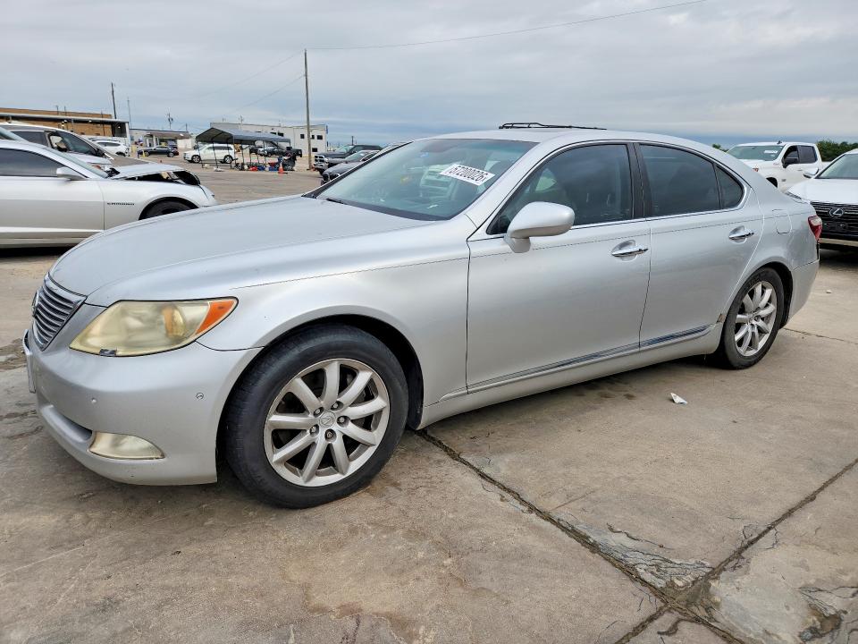 2007 Lexus Ls 460 VIN JTHBL46F075029397 COPART salvage auction — REAR END, Tx - Certificate Of Title (P), sold $1,950 on 2026-07-09 (photo 1)