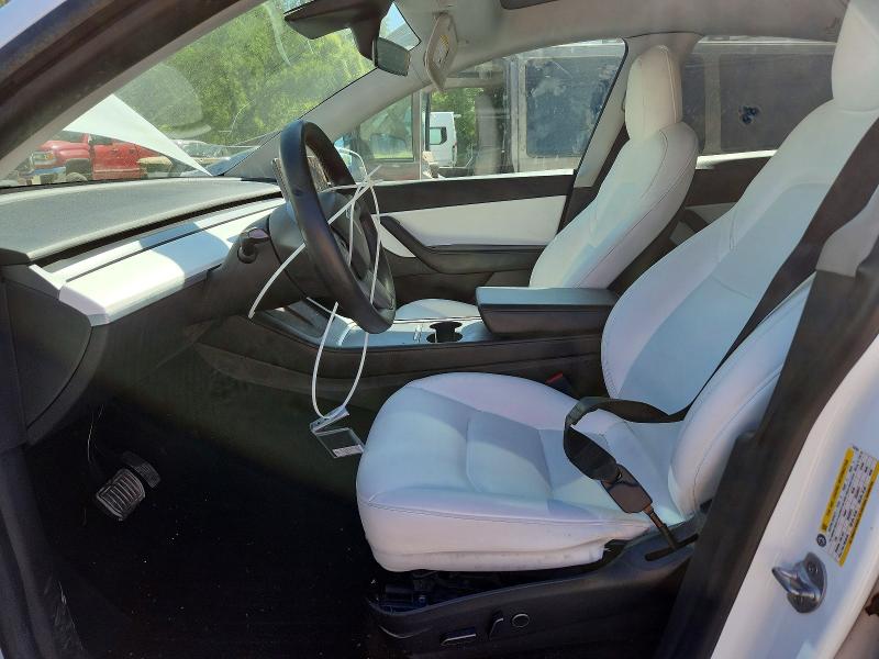 2021 Tesla Model y VIN 5YJYGDEE1MF247951 COPART salvage auction — HAIL, Oh - Cert Of Title-Salvage, sold $13,600 on 2026-07-08 (photo 7)