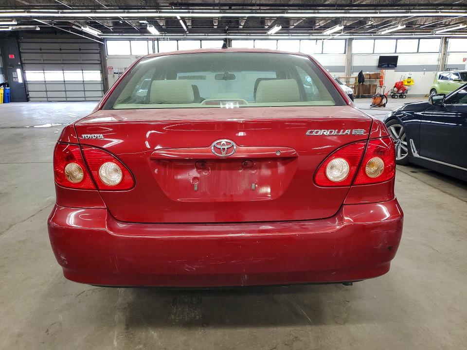 2006 Toyota Corolla VIN JTDBR32E860071710 COPART salvage auction — FRONT END, IL - CERTIFICATE OF TITLE, sold $600 on 2026-07-27 (photo 6)