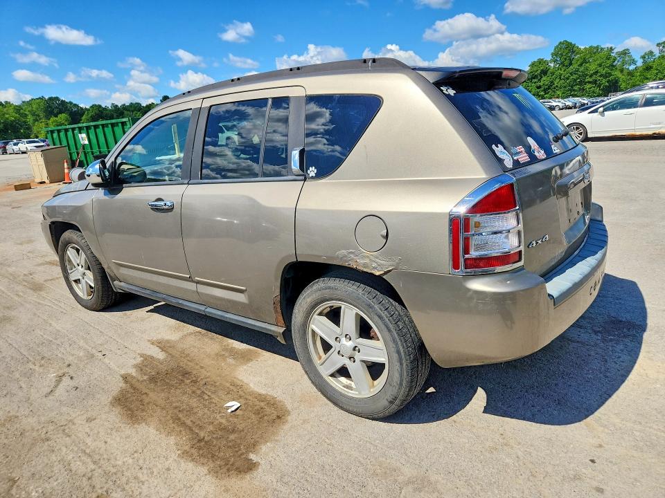 2008 Jeep Compass VIN 1J8FF47W68D713640 COPART salvage auction — FRONT END, PA - CERTIFICATE OF SALVAGE, sold $275 on 2026-07-02 (photo 2)