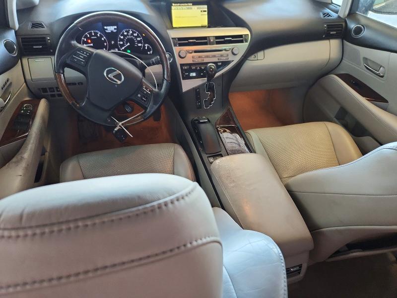 2010 Lexus Rx VIN 2T2ZK1BA9AC021655 COPART salvage auction — BURN, Ca - Salvage Certificate, sold $4,100 on 2026-07-02 (photo 8)