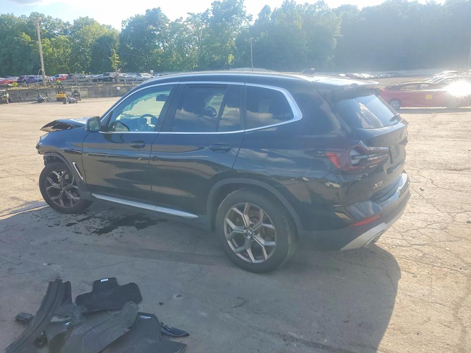 2022 BMW X3 VIN 5UX53DP00N9N03877 COPART salvage auction — FRONT END, Ny - Mv-907A Salvage Certificate, sold $10,600 on 2026-07-07 (photo 2)