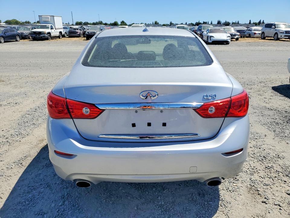 2017 Infiniti Q50 VIN JN1EV7AP9HM741251 COPART salvage auction — VANDALISM, Ca - Salvage Certificate (P), sold $4,050 on 2026-07-21 (photo 6)