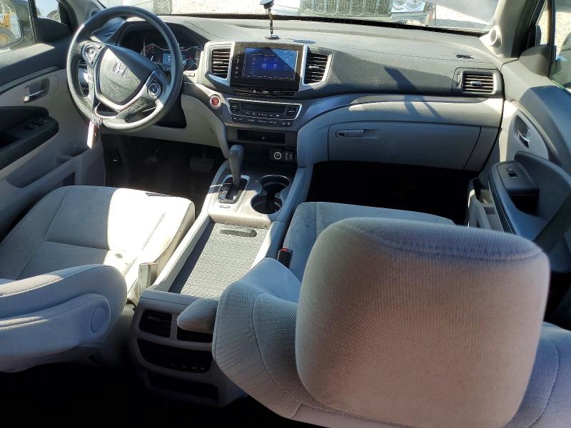 2017 Honda Pilot VIN 5FNYF5H38HB021687 COPART salvage auction — FRONT END, Ca - Salvage Certificate, sold $4,000 on 2026-07-09 (photo 8)