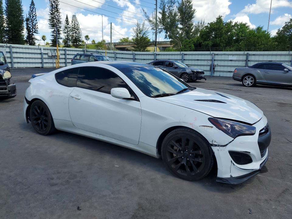 2013 Hyundai Genesis VIN KMHHT6KD2DU105193 COPART salvage auction — REAR END, Fl - Cert Of Ttl-Rebuilt&Slvg Rbld, sold $675 on 2026-07-13 (photo 4)