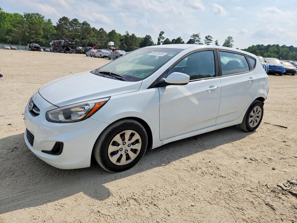 2017 Hyundai Accent VIN KMHCT5AE0HU341491 COPART salvage auction — REAR END, Va - Cert Of Title - Salvage, sold $800 on 2026-07-28 (photo 1)