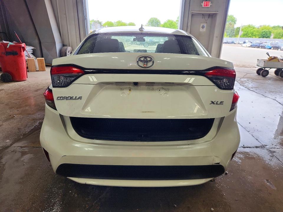 2020 Toyota Corolla VIN JTDFPRAE4LJ081412 COPART salvage auction — FRONT END, IN - CERTIFICATE OF TITLE, sold $7,100 on 2026-07-21 (photo 6)