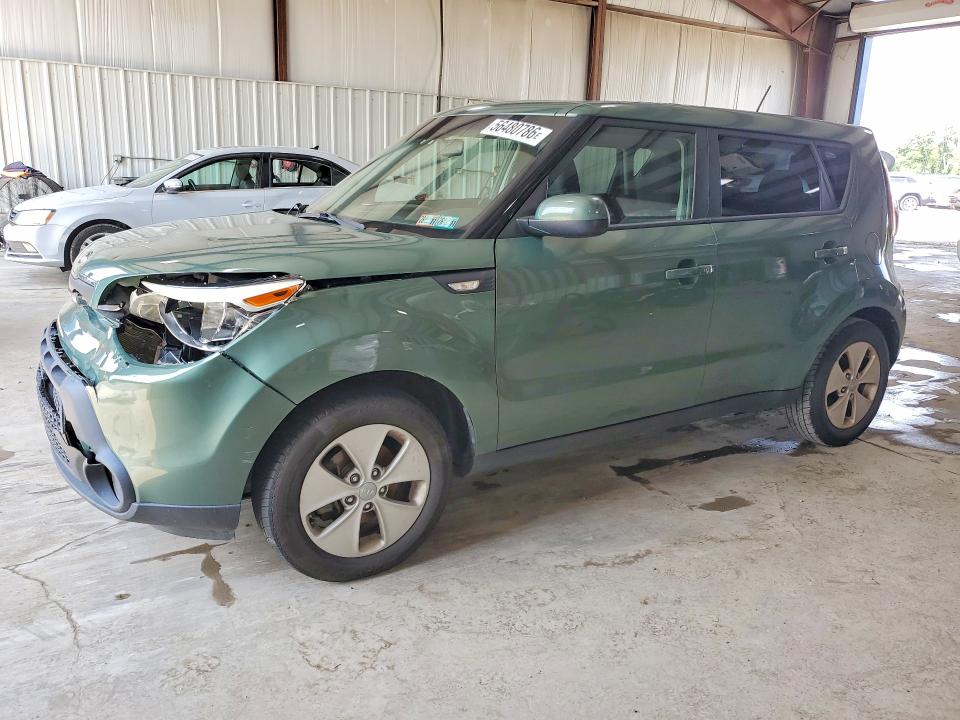 2014 Kia Soul VIN KNDJN2A23E7041254 COPART salvage auction — FRONT END, Pa - Certificate Of Salvage, sold $850 on 2026-07-15 (photo 1)
