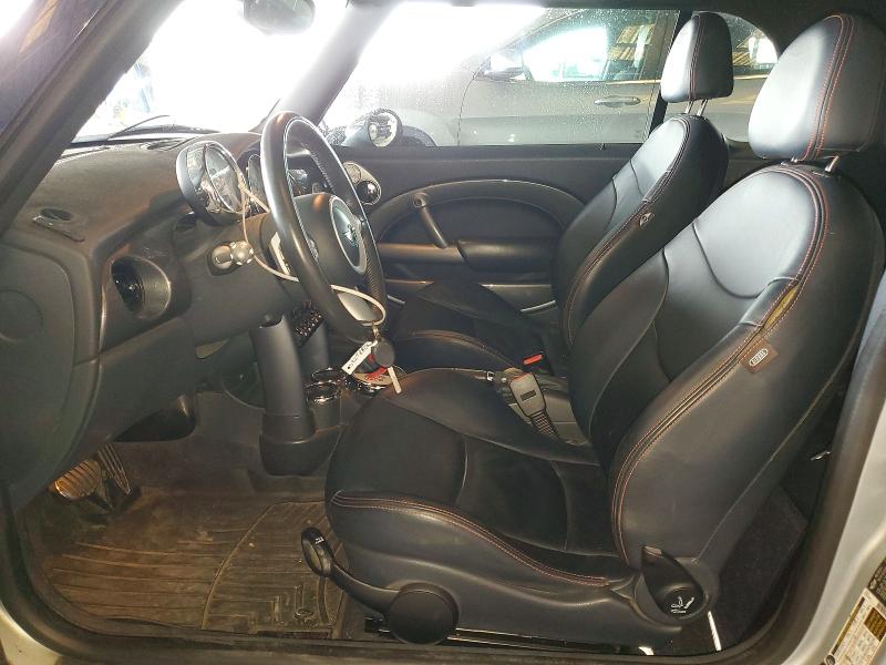 2005 Mini Cooper VIN WMWRH33475TK55148 COPART salvage auction — FRONT END, CA - SALVAGE CERTIFICATE, sold $575 on 2026-07-09 (photo 7)