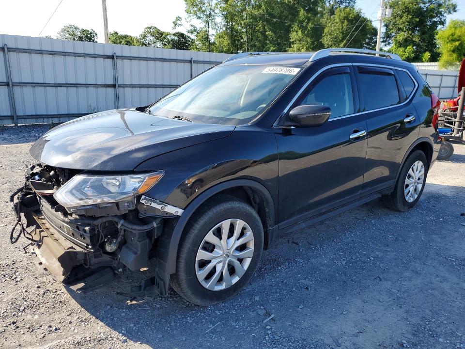 2017 Nissan Rogue VIN KNMAT2MV8HP514663 COPART salvage auction — FRONT END, Nc - Salvage Certificate Of Title, sold $1,600 on 2026-07-08 (photo 1)