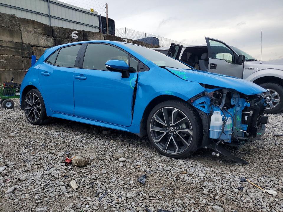 2021 Toyota Corolla VIN JTNC4MBE5M3125187 COPART salvage auction — FRONT END, Ky - Cert Of Title-Salvage, sold $5,800 on 2026-07-24 (photo 4)