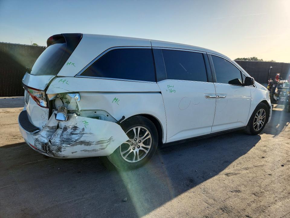 2013 Honda Odyssey VIN 5FNRL5H6XDB072321 COPART salvage auction — REAR END, Fl - Certificate Of Destruction, sold $875 on 2026-07-02 (photo 3)