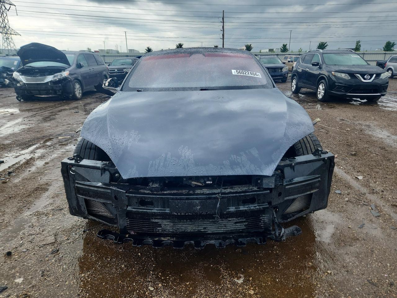 2018 Tesla Model S VIN 5YJSA1E22JF274549 COPART salvage auction — Front End, IL - SALVAGE CERTIFICATE, sold $3,350 on 2026-07-09 (photo 5)