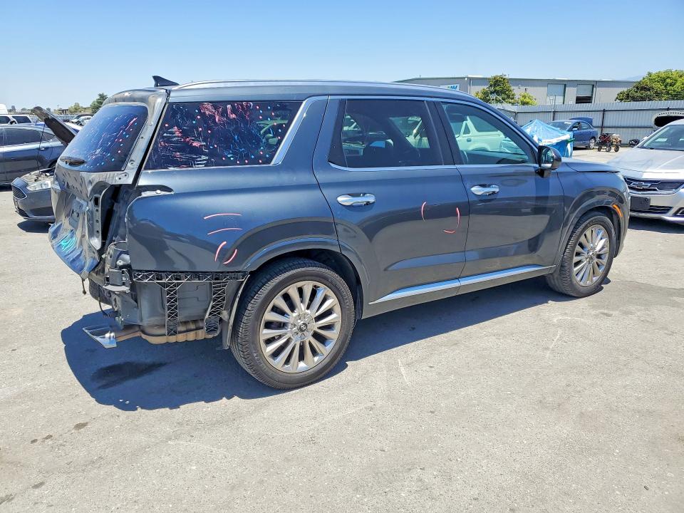 2020 Hyundai VIN KM8R54HE3LU074408 COPART salvage auction — REAR END, Ca - Salvage Certificate, sold $8,100 on 2026-07-22 (photo 3)