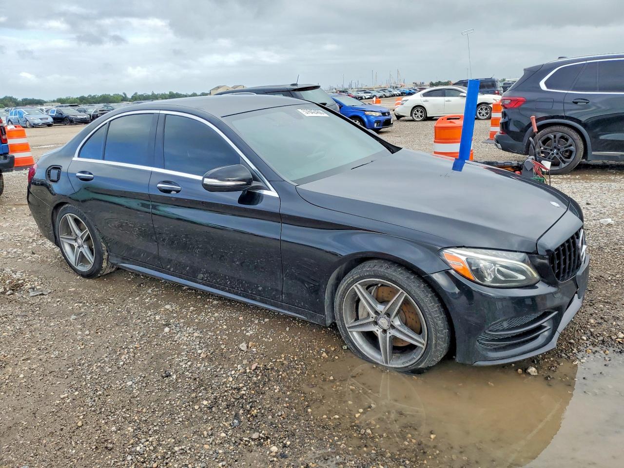 2015 Mercedes-Benz C-Class VIN 55SWF6GB1FU001816 COPART salvage auction — Rear End, TX - CERTIFICATE OF TITLE (P), sold $6,600 on 2026-07-02 (photo 4)