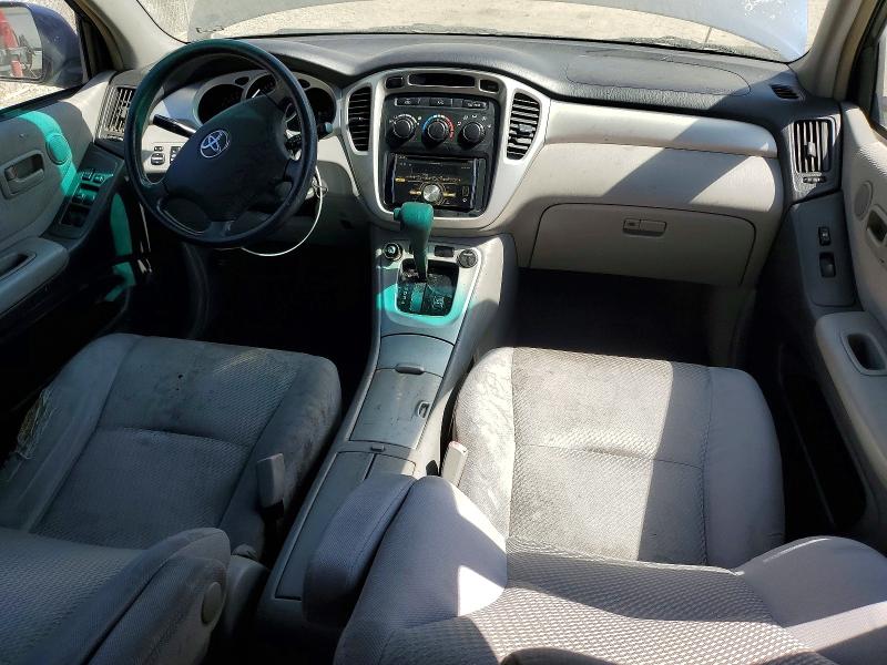 2004 Toyota Highlander VIN JTEGD21A240104755 COPART salvage auction — REAR END, Ca - Salvage Certificate, sold $800 on 2026-07-02 (photo 8)