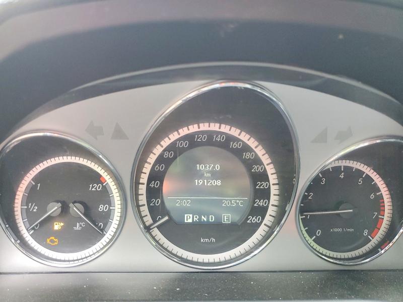 2011 Mercedes-benz C class VIN WDDGF5CB8BA512292 COPART salvage auction — FRONT END, ON - PERMIT SALVAGE, sold $700 on 2026-08-18 (photo 9)
