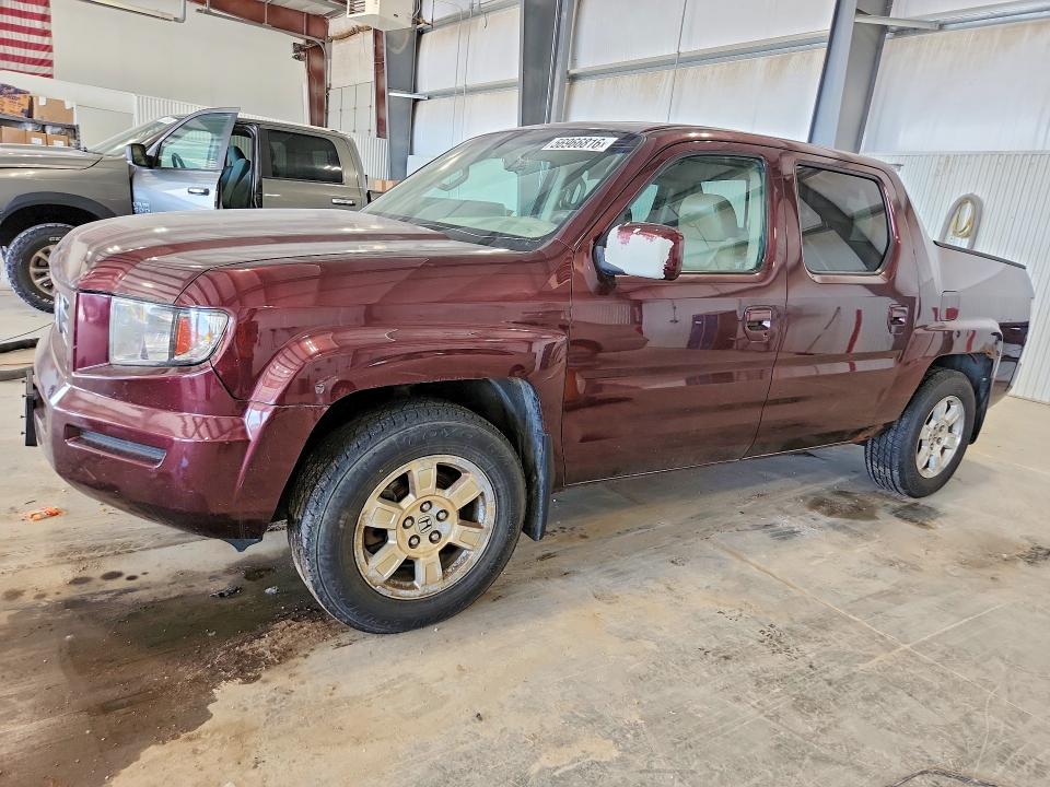 2008 Honda Ridgeline VIN 2HJYK16588H508676 COPART salvage auction — SIDE, Ne - Cert Of Title-Salvage, sold $700 on 2026-07-28 (photo 1)