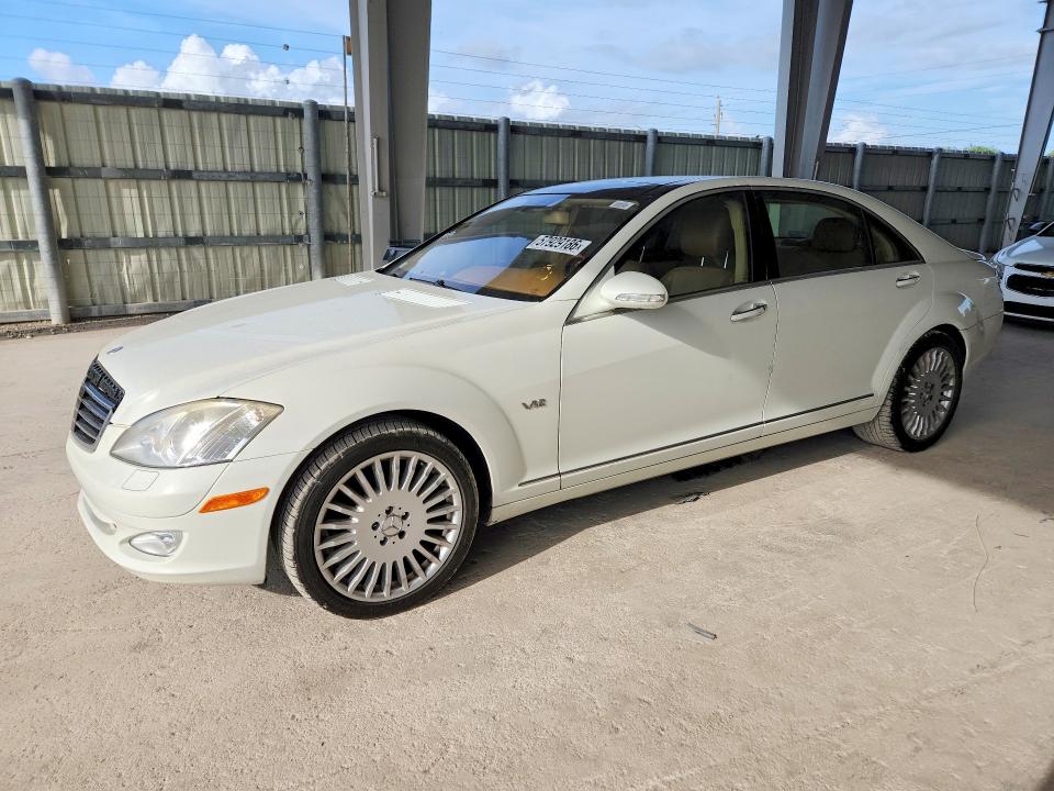 2007 Mercedes-benz S-klasse VIN WDDNG76X97A119058 COPART salvage auction — MINOR DENT/SCRATCHES, FL - CERTIFICATE OF TITLE (P), sold $6,800 on 2026-07-29 (photo 1)