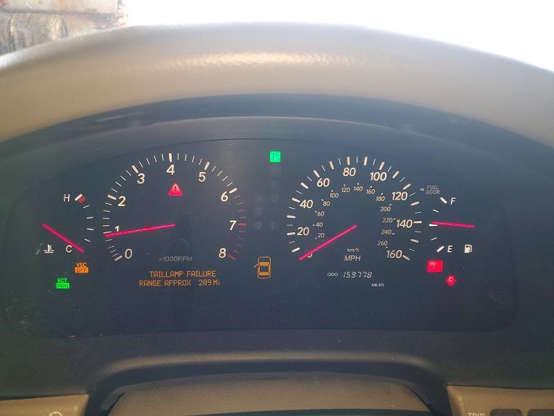 2003 Lexus Ls 430 VIN JTHBN30F130117492 COPART salvage auction — FRONT END, AZ - CERT OF TITLE - SALVAGE, sold $1,150 on 2026-07-27 (photo 9)