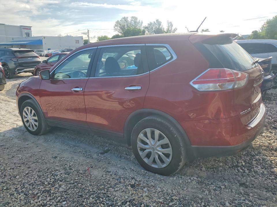 2015 Nissan Rogue VIN KNMAT2MV1FP549008 COPART salvage auction — REAR END, Ny - Certificate Of Title (P), sold $2,800 on 2026-07-10 (photo 2)
