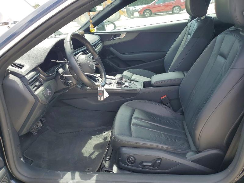 2018 Audi A5 VIN WAUPNAF57JA135042 COPART salvage auction — FRONT END, Fl - Cert Of Title Slvg Rebuildable, sold $275 on 2026-07-21 (photo 7)