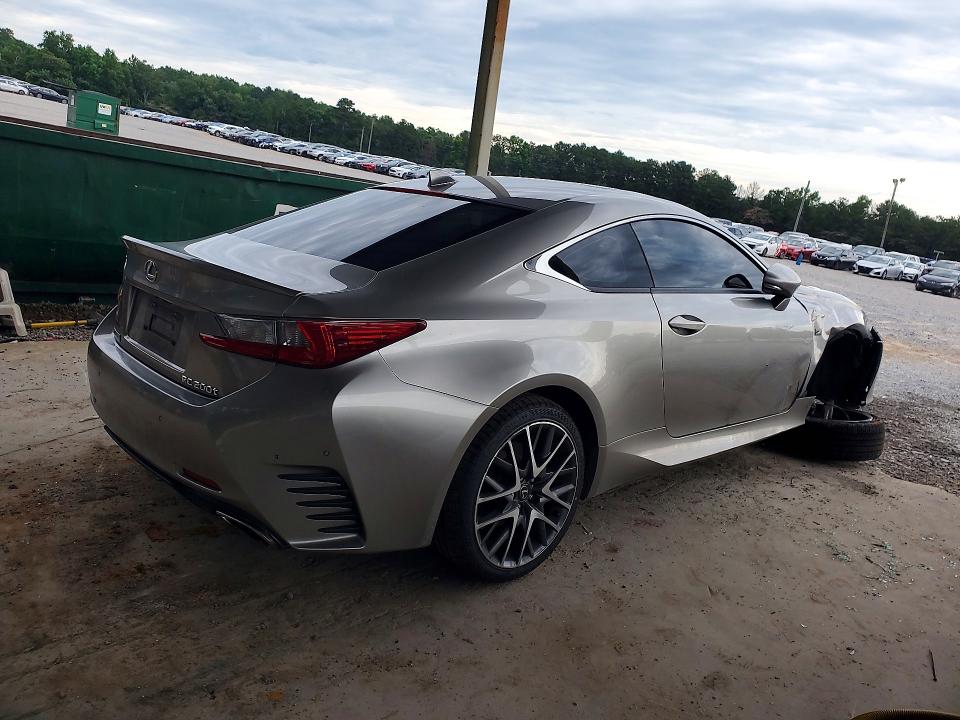 2016 Lexus Rc VIN JTHHA5BC5G5003220 COPART salvage auction — FRONT END, AL - CERTIFICATE OF TITLE, sold $5,100 on 2026-07-16 (photo 3)