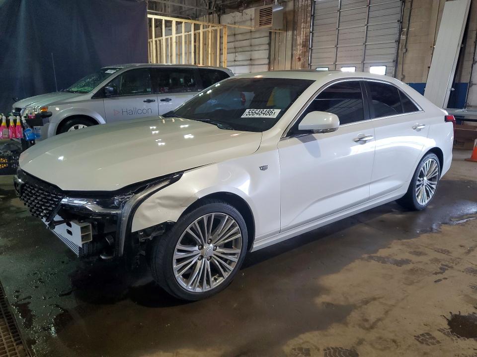 2022 Cadillac Ct4 VIN 1G6DF5RK2N0121947 COPART salvage auction — FRONT END, Mi - Cert Of Title-Salvage Vehicle, sold $6,300 on 2026-07-07 (photo 1)