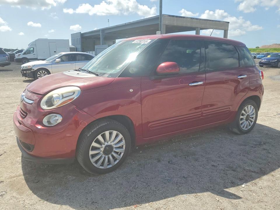 2014 Fiat 500 VIN ZFBCFABH2EZ014847 COPART salvage auction — SIDE, Fl - Cert Of Title Slvg Rebuildable, sold $175 on 2026-07-16 (photo 1)