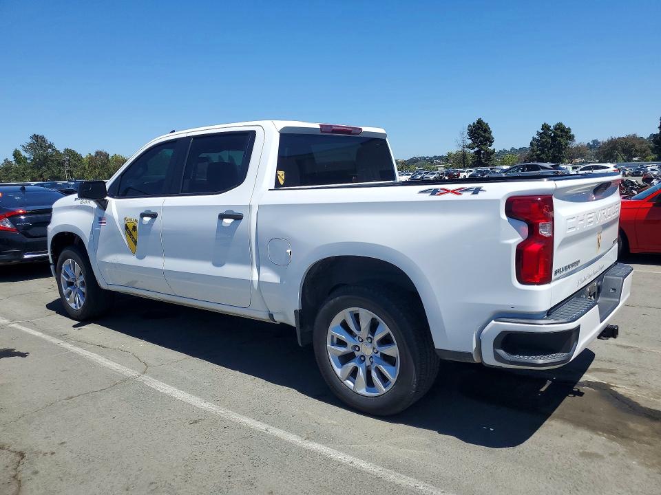 2022 Chevrolet Silverado VIN 3GCPYBEK6NG163722 COPART salvage auction — Burn Engine, CA - SALVAGE CERTIFICATE, sold $9,300 on 2026-07-02 (photo 2)