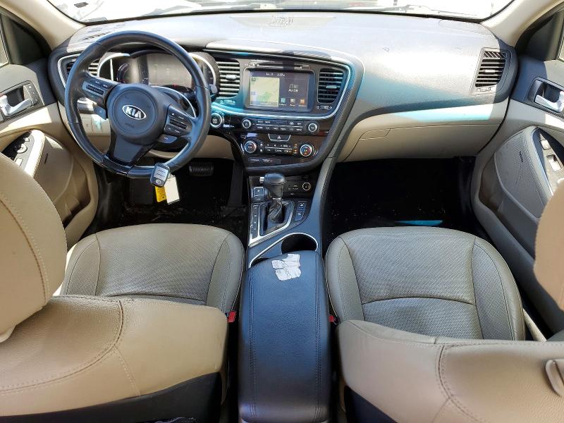 2015 Kia VIN KNAGN4AD6F5082009 COPART salvage auction — FRONT END, Ca - Salvage Certificate, sold $475 on 2026-07-06 (photo 8)