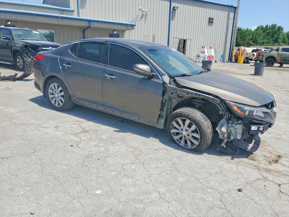 2015 Kia Optima VIN 5XXGN4A7XFG400223 COPART salvage auction — FRONT END, AL - CERT OF TITLE-SALVAGE TITLE, sold $875 on 2026-07-09 (photo 4)