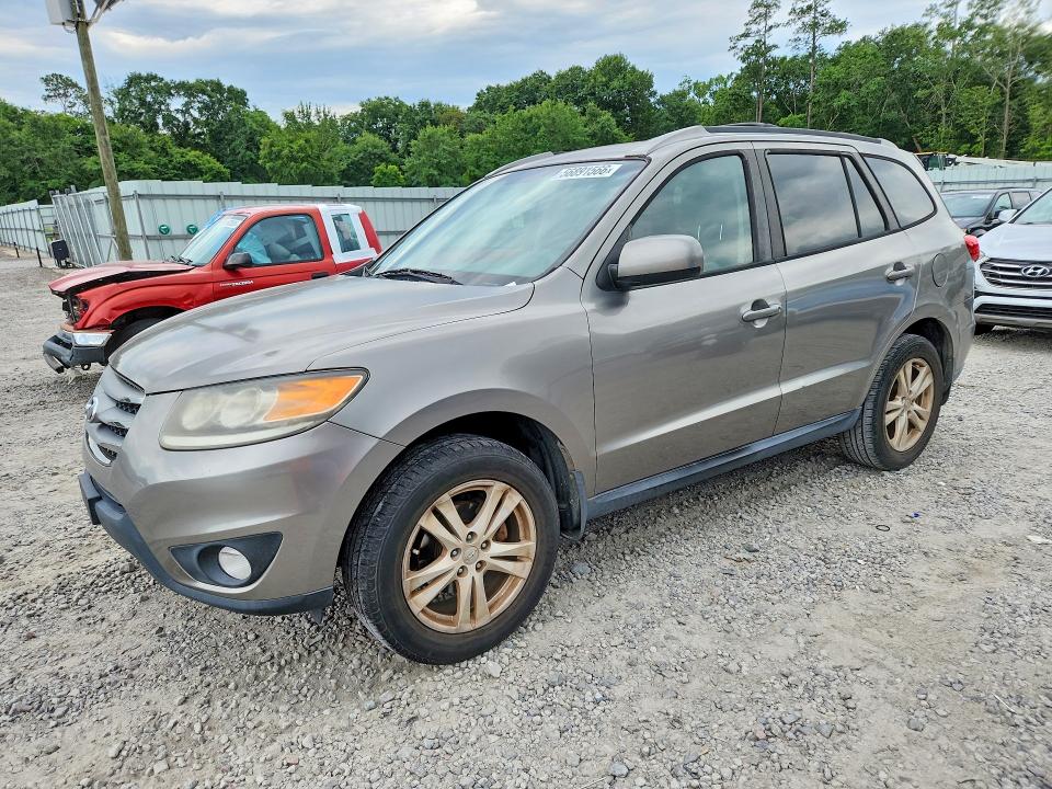 2012 Hyundai Santa fe VIN 5XYZH4AG2CG108010 COPART salvage auction — FRONT END, GA - CERT OF TITLE-SALVAGE, sold $1,550 on 2026-07-07 (photo 1)