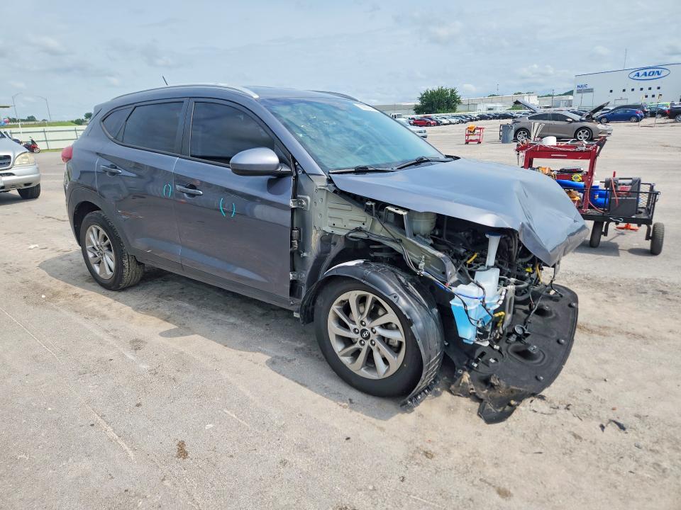 2017 Hyundai Tucson VIN KM8J33A4XHU499002 COPART salvage auction — FRONT END, Ok - Cert Of Title-Salvage, sold $1,400 on 2026-07-24 (photo 4)