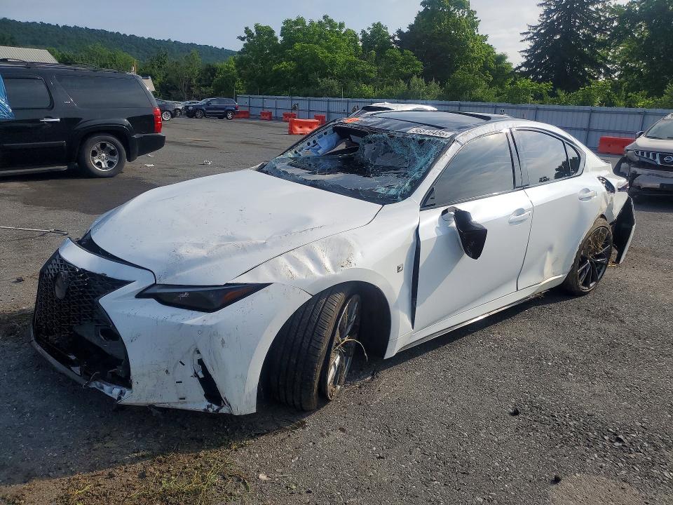 2022 Lexus Is VIN JTHGZ1E2XN5025582 COPART salvage auction — ROLLOVER, Pa - Certificate Of Salvage, sold $3,050 on 2026-07-21 (photo 1)