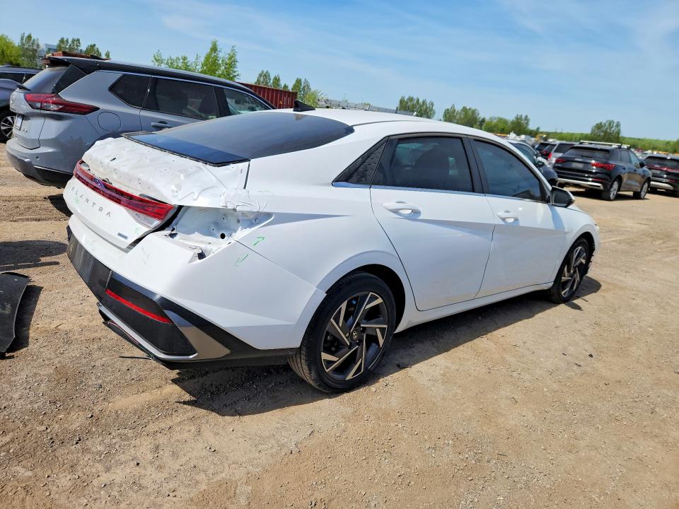 2025 Hyundai Elantra VIN KMHLN4DJ7SU179816 COPART salvage auction — REAR END, ON - PERMIT SALVAGE, sold $2,600 on 2026-07-21 (photo 3)