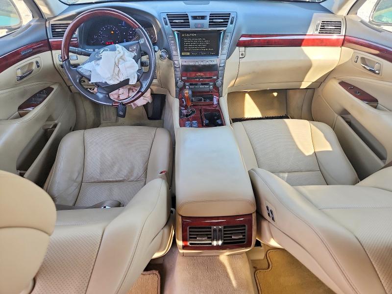 2007 Lexus Ls 460 VIN JTHGL46F675006163 COPART salvage auction — FRONT END, OK - CERT OF TITLE-SALVAGE, sold $575 on 2026-07-16 (photo 8)