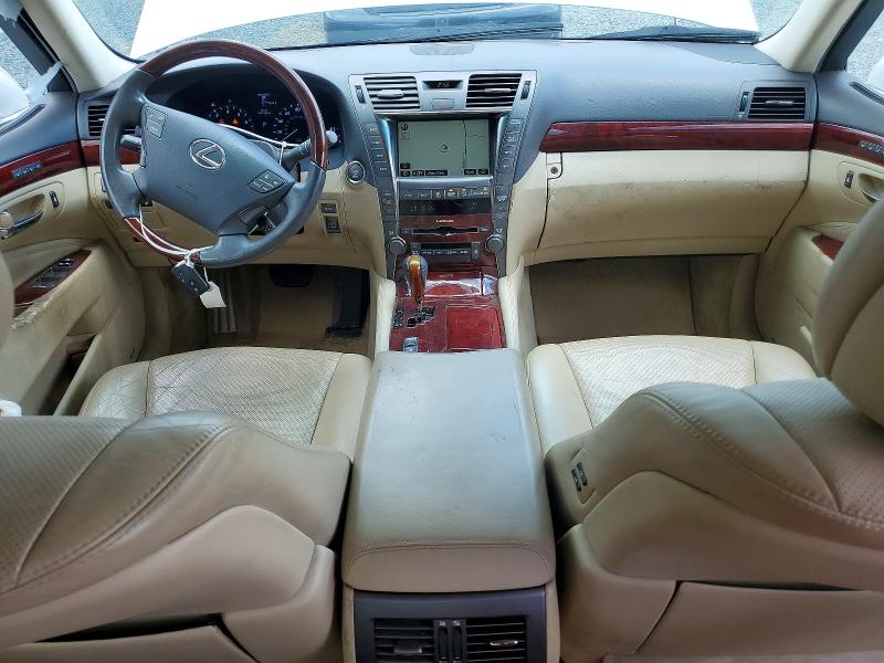 2009 Lexus Ls VIN JTHBL46F195091278 COPART salvage auction — SIDE, Nc - Salvage Certificate Of Title, sold $975 on 2026-07-23 (photo 8)
