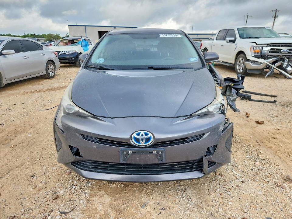 2016 Toyota Prius VIN JTDKBRFU1G3002057 COPART salvage auction — FRONT END, Tx - Salvage Vehicle Title, sold $10 on 2026-07-30 (photo 5)